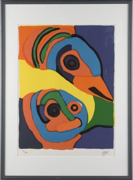 Appraisal: Karel Appel Dutch - Color Screenprint signed and numbered in