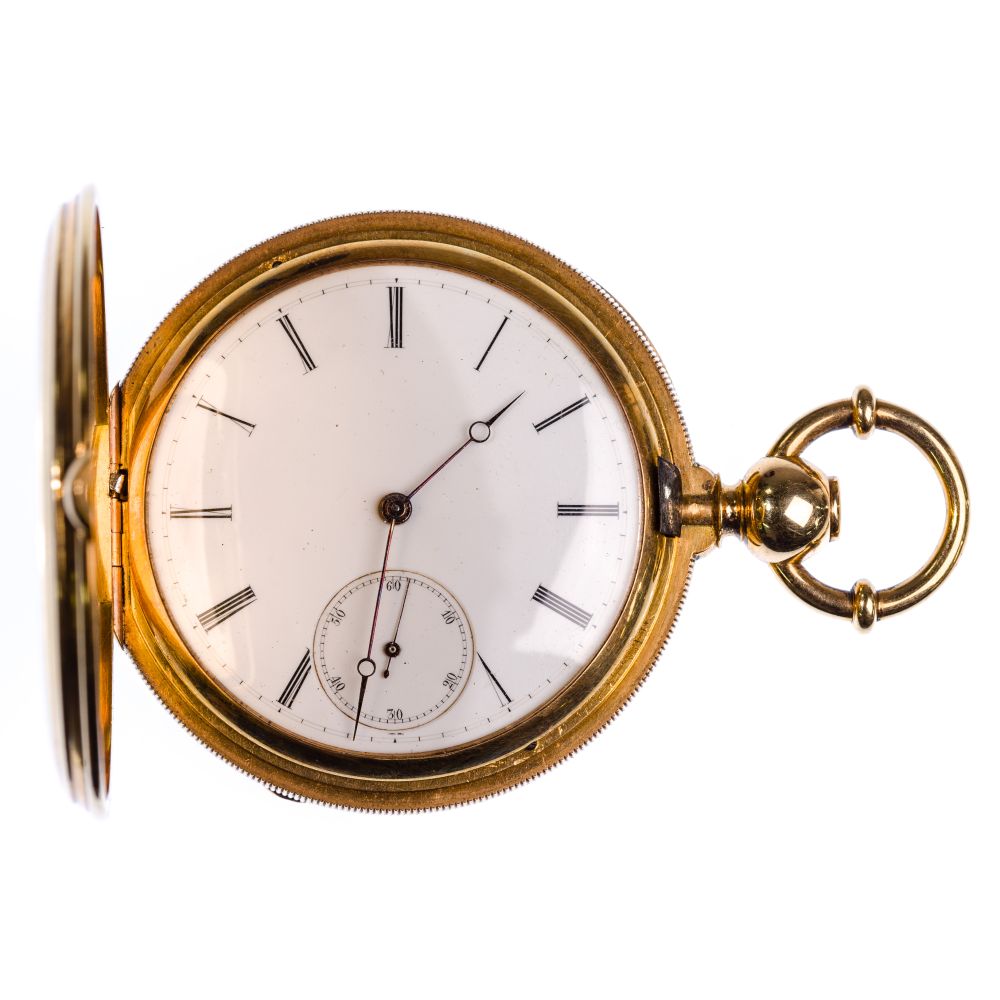 Appraisal: PAUL BRETON K YELLOW GOLD CASE POCKET WATCH -jewel movement