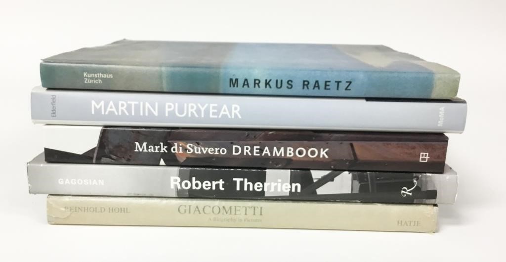 Appraisal: ART BOOKS EXHIBITION CATALOGS Art Books Exhibition Catalogs Markus Raetz