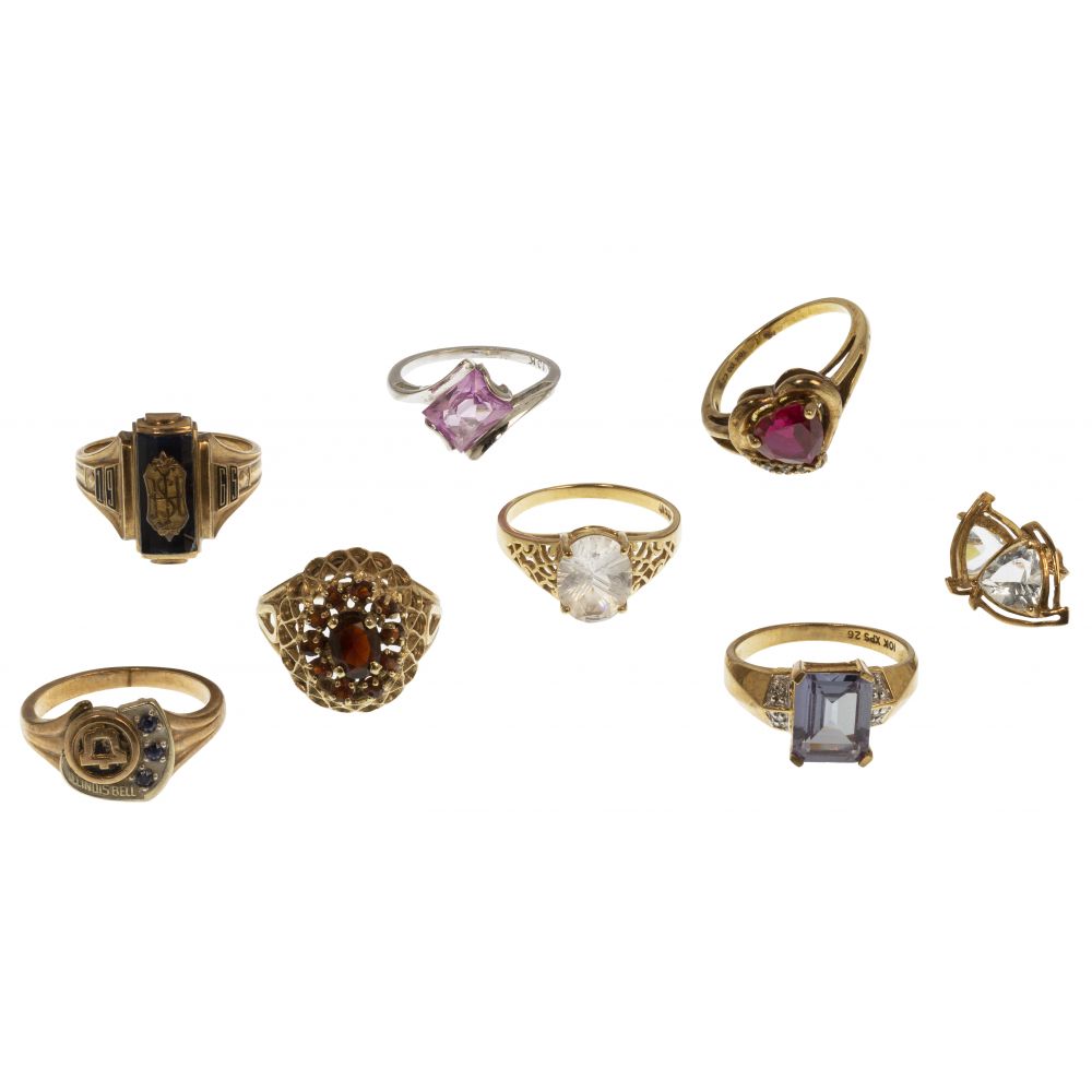 Appraisal: K GOLD JEWELRY ASSORTMENT items including a pair of tourmaline