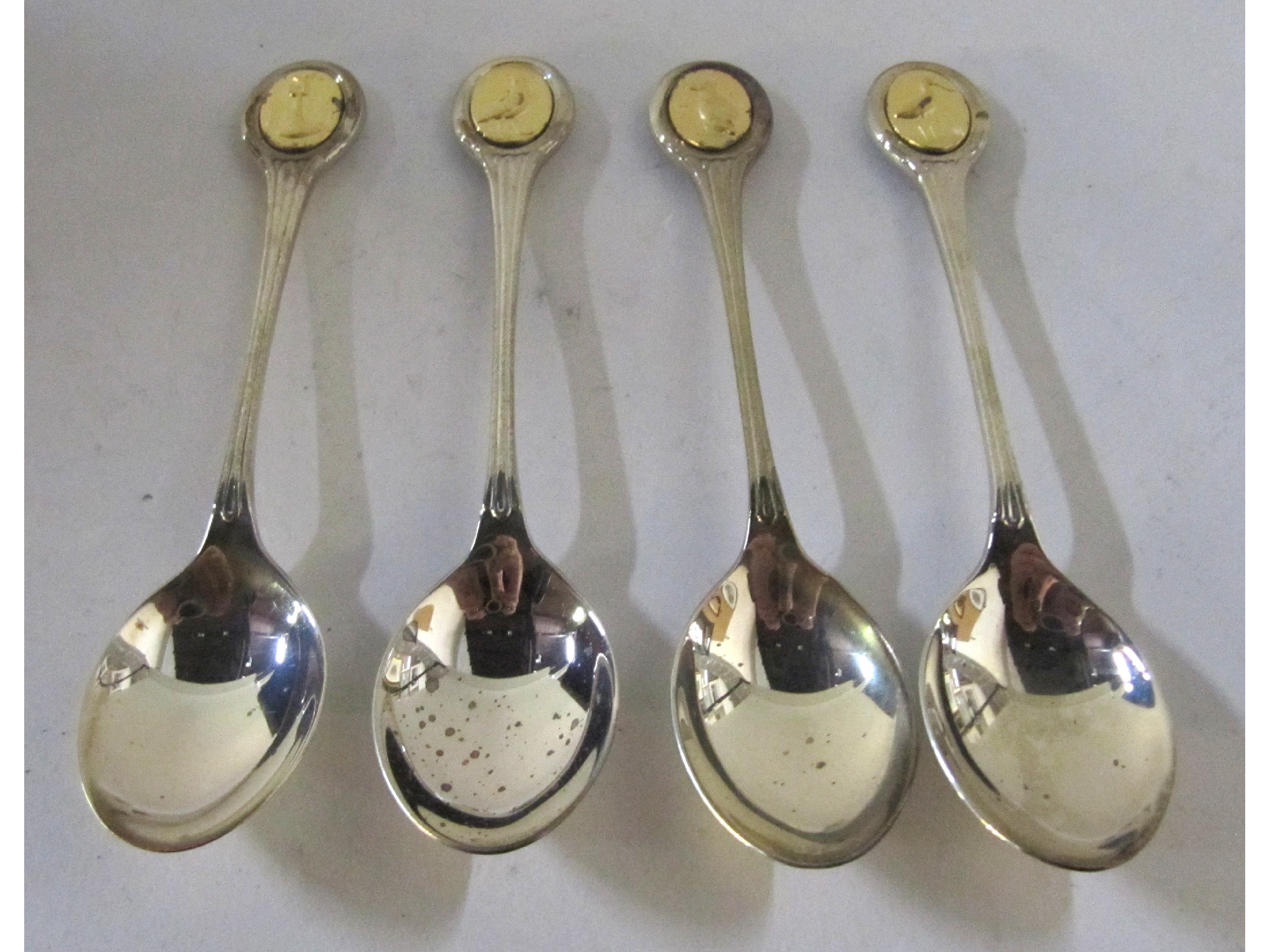 Appraisal: A cased set of twelve silver R S P B