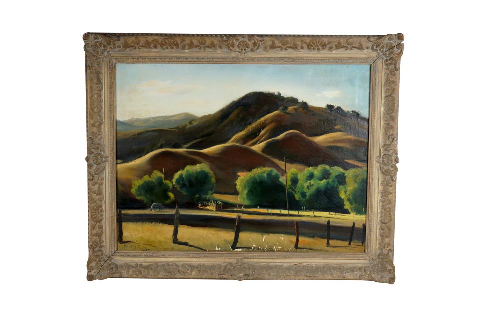 Appraisal: EMIL KOSA JR - TREASURE OF THE HILLS oil on