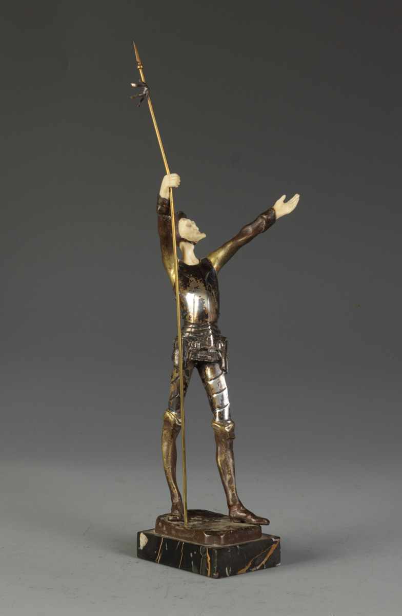 Appraisal: Lucien Charles Edouard Alliot French - D Quixote de la