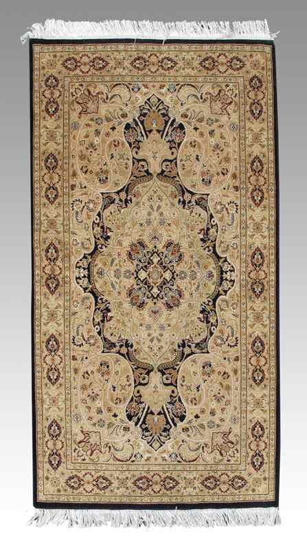 Appraisal: MODERN SINO PERSIAN HAND KNOTTED WOOL RUG ' '' x