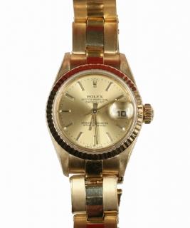 Appraisal: LADY'S ROLEX WRISTWATCH K Yellow Gold Rolex Oyster Perpetual Datejust