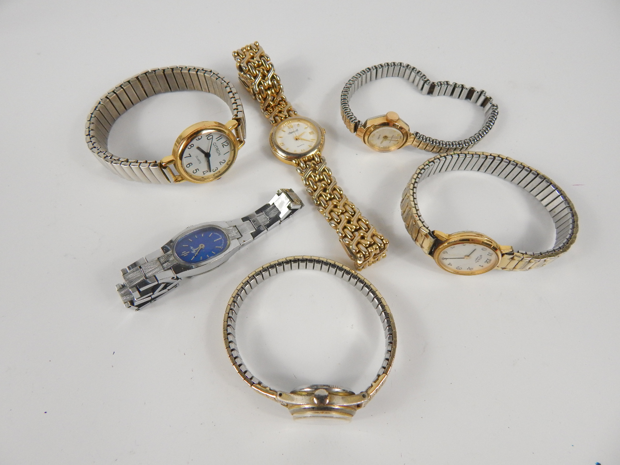 Appraisal: Lady's dress wristwatches including Rotary Oris Parmex and Citron and