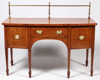 Appraisal: SCOTTISH MAHOGANY SIDEBOARD C SCOTTISH MAHOGANY SIDEBOARD C H W