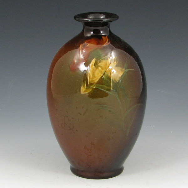 Appraisal: Roseville Rozane Floral Vase - Excellent Roseville Rozane floral vase