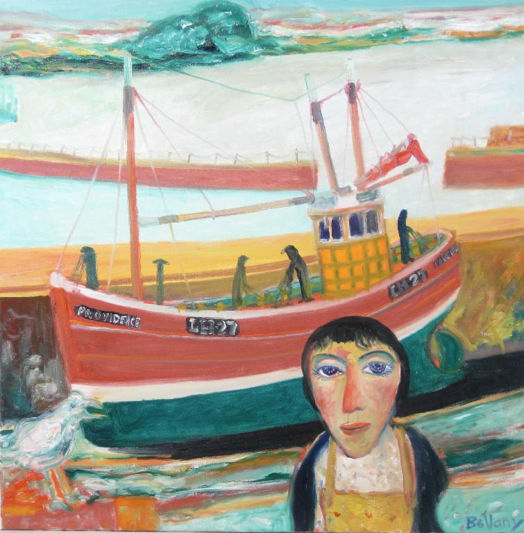 Appraisal: JOHN BELLANY R A b Overlooking a Harbour signed 'Bellany'