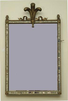 Appraisal: Regency-Style Giltwood Mirror x in