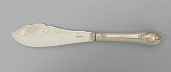 Appraisal: A Vintage Silver Plate Fish Knife A vintage silver plated