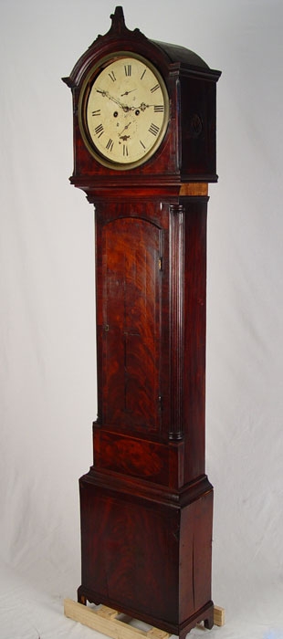 Appraisal: TH C SCOTTISH DRUMHEAD LONGCASE GRANDFATHER CLOCK Early th century