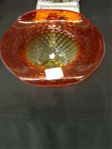 Appraisal: AMBERINA BOWL