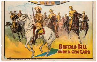 Appraisal: Buffalo Bill Under General Carr Buffalo Bill and Pawnee Bill