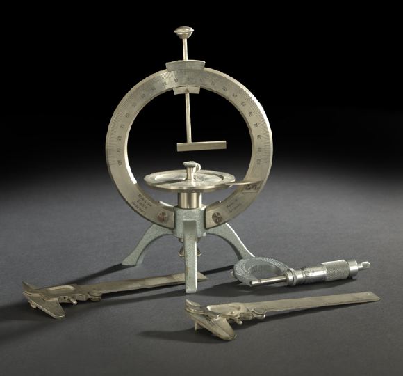 Appraisal: Group of Four Crystallographic Measuring Devices first half th century