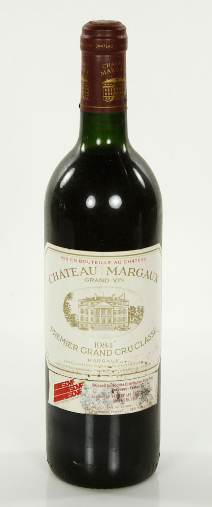 Appraisal: - Chateau Margaux Bottle of Chateau Margaux top shoulder Provenance