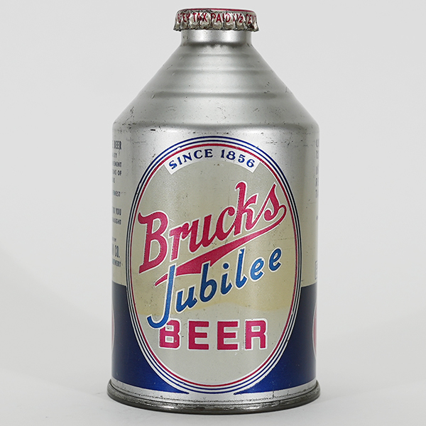 Appraisal: Brucks Jubilee Years CrowntainerReference USBC - Brewery Bruckmann Co Cincinnati