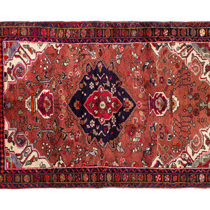 Appraisal: Three Turkish and Persian Wool Rugs th Century Largest feet