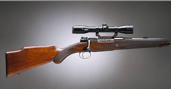 Appraisal: A caliber Rigby Mauser action sporting rifle Serial no Winchester