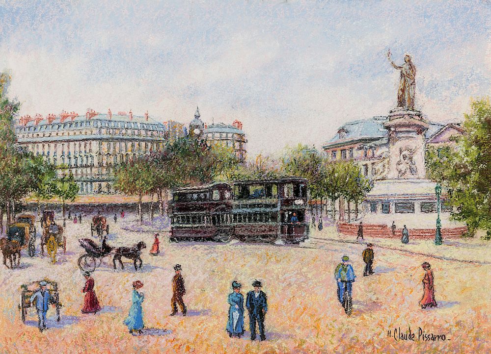 Appraisal: HUGUES CLAUDE PISSARRO FRENCH B HUGUES CLAUDE PISSARRO FRENCH B