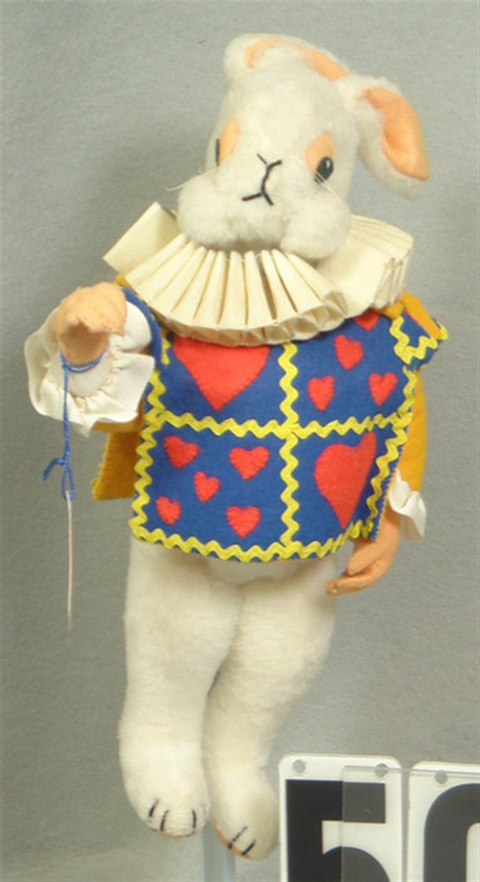 Appraisal: Gund Alice in Wonderland White Rabbit Plush inches tall clean