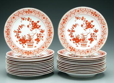 Appraisal: pieces Crown Derby porcelain decorated in the Chinese taste with