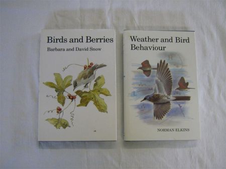 Appraisal: NORMAN ELKINS WEATHER AND BIRD BEHAVIOUR T A D Poyser