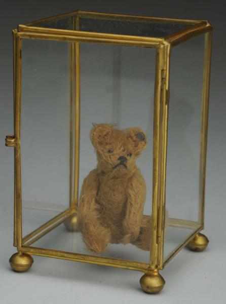 Appraisal: Antique Steiff Teddy Early Steiff mohair teddy fully jointed with