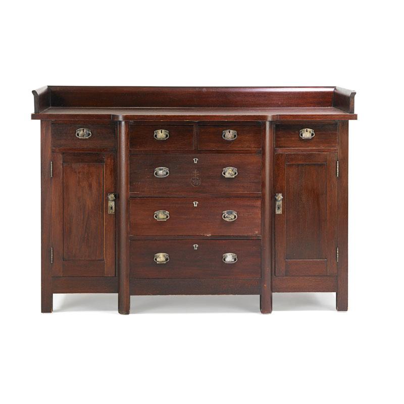 Appraisal: ROYCROFT Massive sideboard Condition Report Overall good original finish with