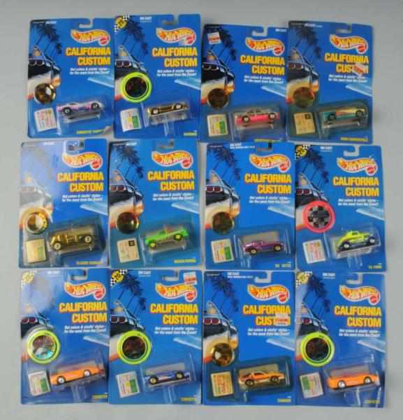 Appraisal: Lot of Mattel Hot Wheels California Custom Cars Description Includes