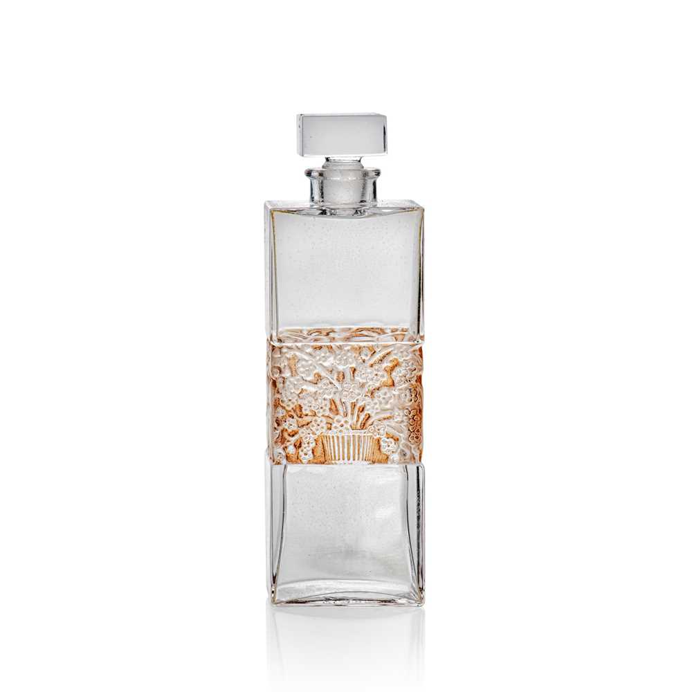 Appraisal: REN LALIQUE FRENCH - FLEURS SCENT BOTTLE FORVIL designed clear