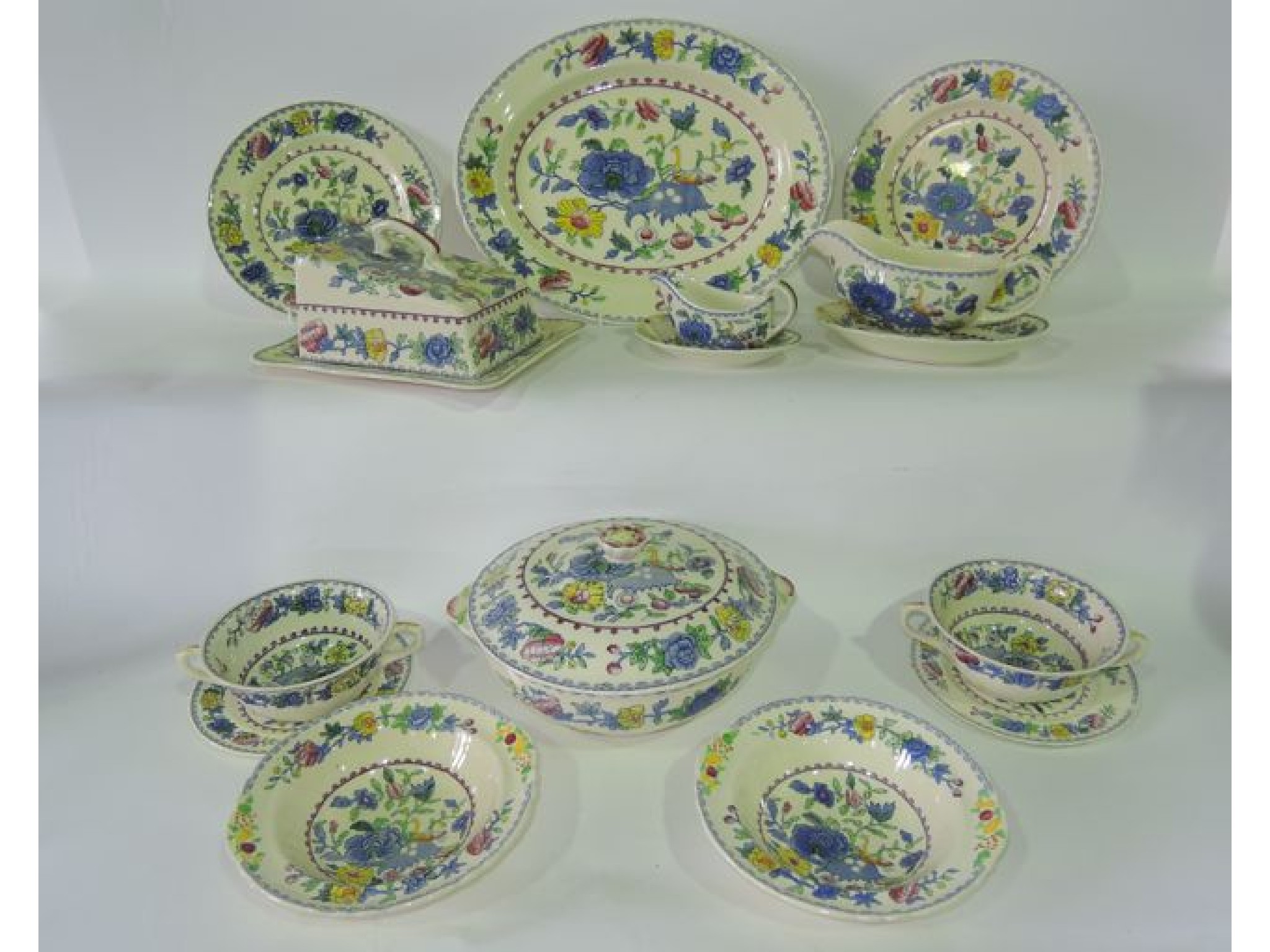 Appraisal: An extensive collection of Mason Regency pattern dinner wares comprising