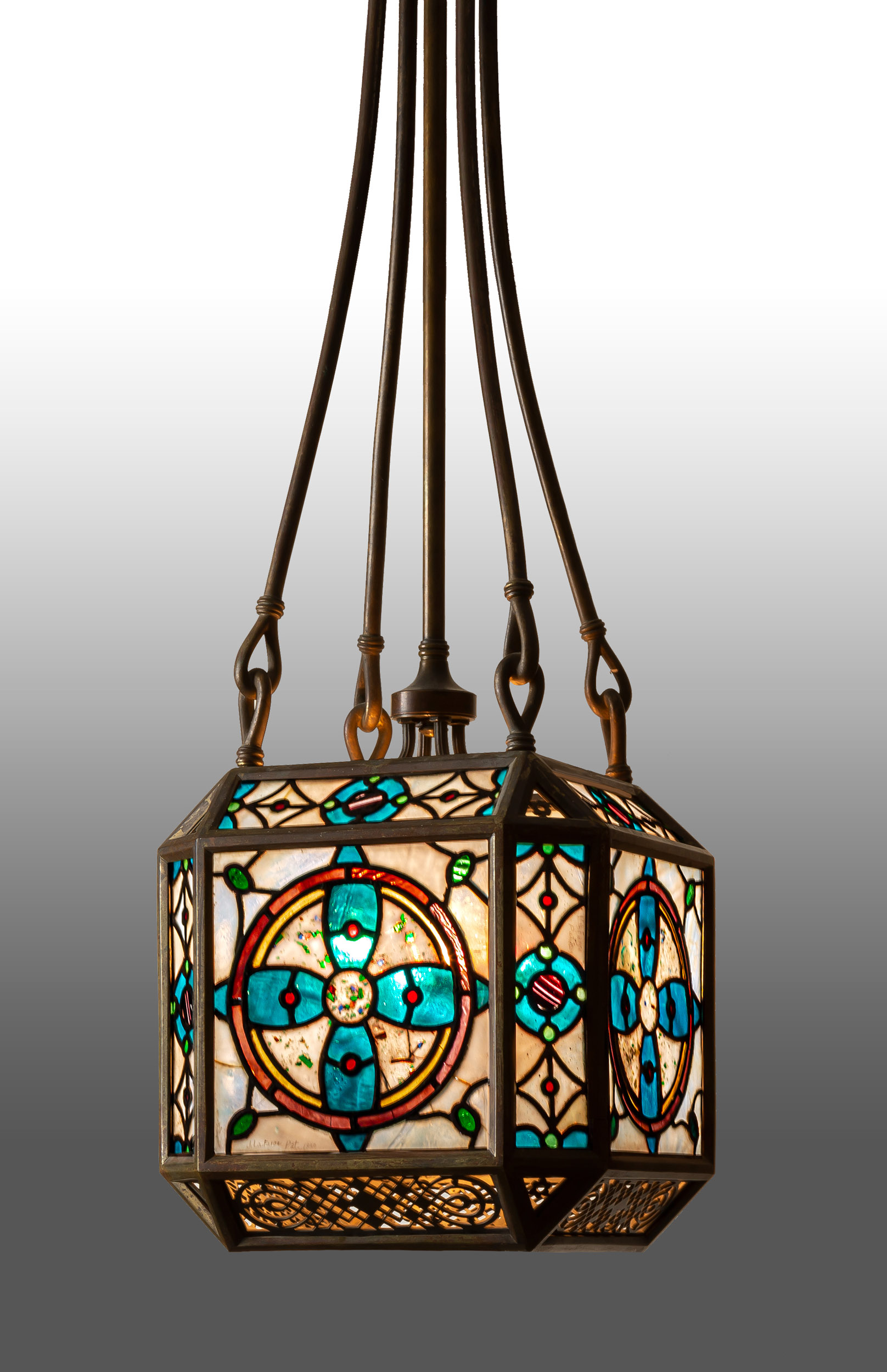 Appraisal: A HISTORICALLY IMPORTANT JOHN LA FARGE AMERICAN - AESTHETIC LANTERN