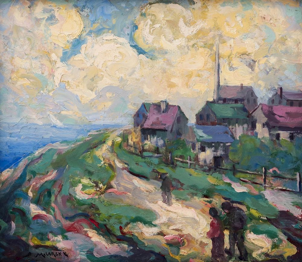 Appraisal: ABRAM MOLARSKY - CAPE COD OIL ON BOARD Abram Molarsky