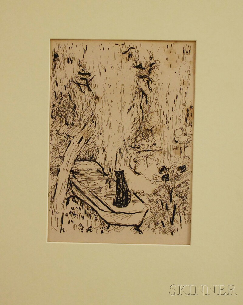 Appraisal: Pierre Bonnard French - Illustration for La vie de Sainte