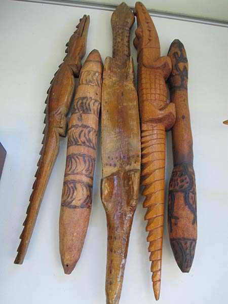 Appraisal: FIVE WOOD CARVED TRIBAL ITEMS