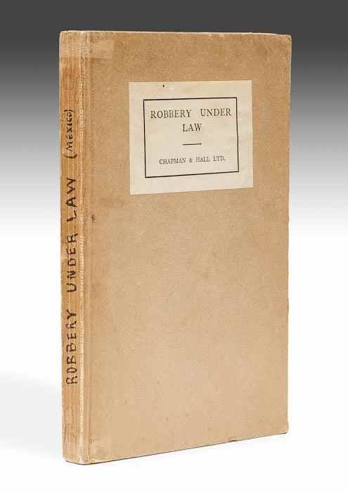 Appraisal: Waugh Evelyn Robbery Under Law uncorrected proof copy without index