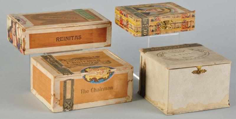 Appraisal: Lot of Cigar Boxes Description All boxes are from Canada