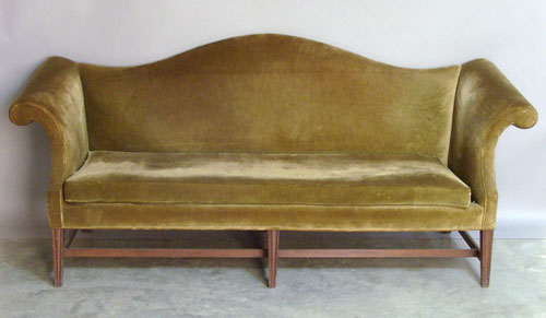 Appraisal: Kittenger mahogany sofa