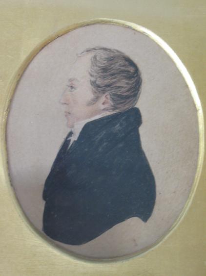 Appraisal: SCOTTISH SCHOOL th century A portrait miniature of William Morison