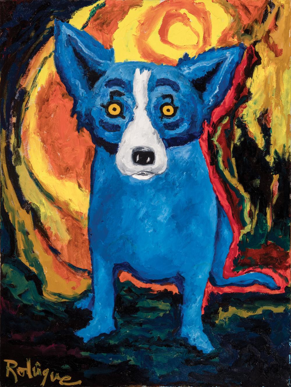 Appraisal: George Rodrigue American Louisiana - A Warm Glow on a