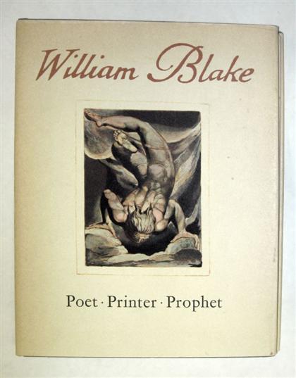 Appraisal: vols William Blake Keynes Geoffrey A Study of The Illuminated