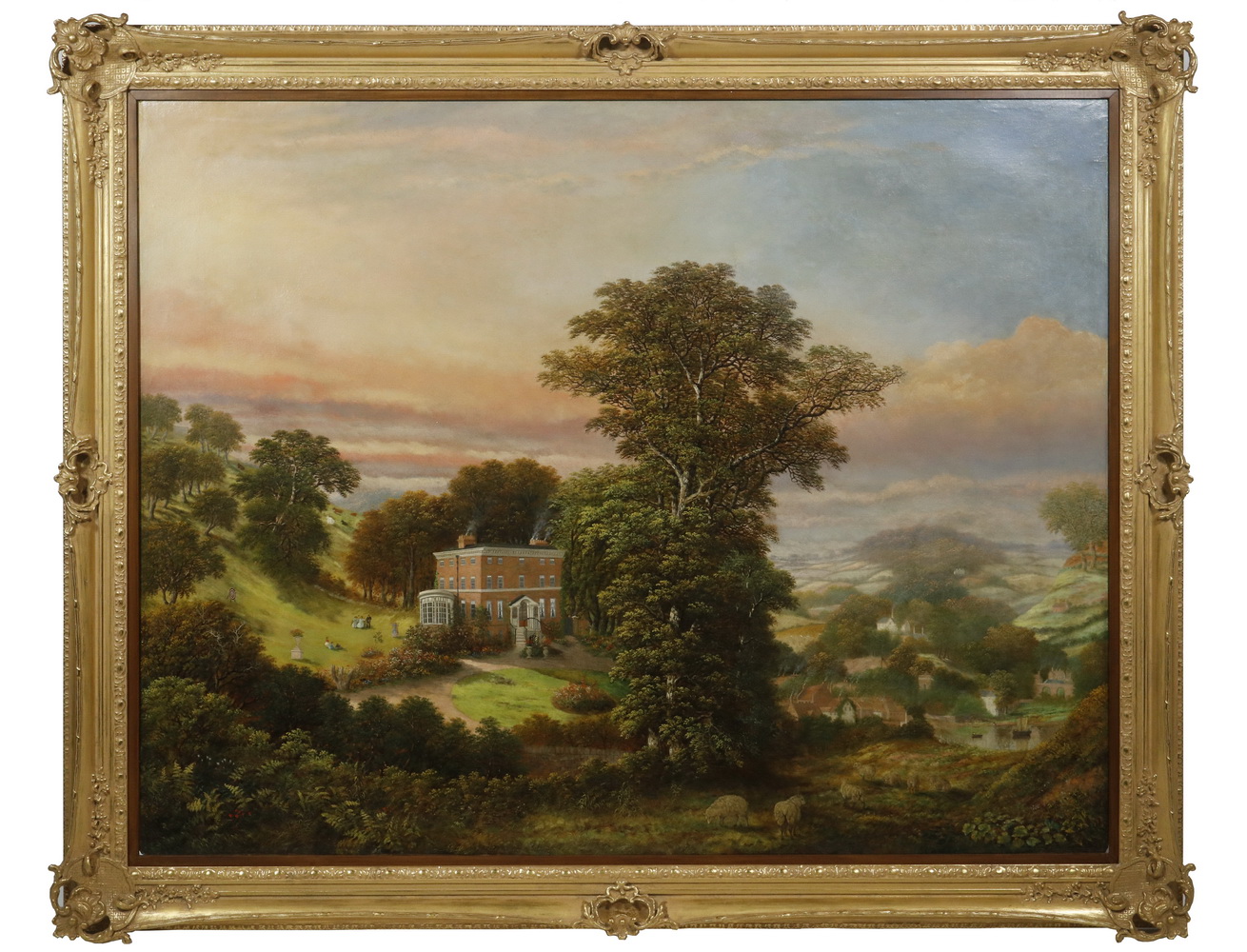 Appraisal: PORTRAIT OF A GEORGIAN COUNTRY MANOR HOME Kateshill House Bewdley