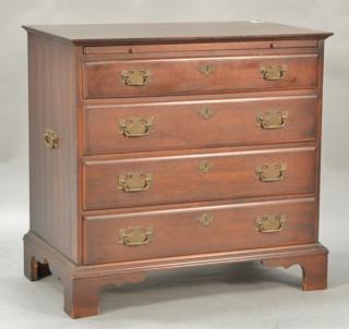 Appraisal: Pennsylvania House cherry Chippendale style bachelor's chest ht wd dp