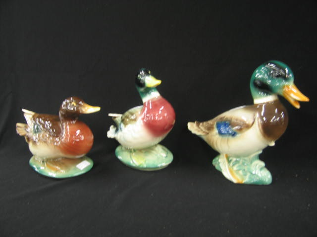 Appraisal: Art Pottery Duck Figurines