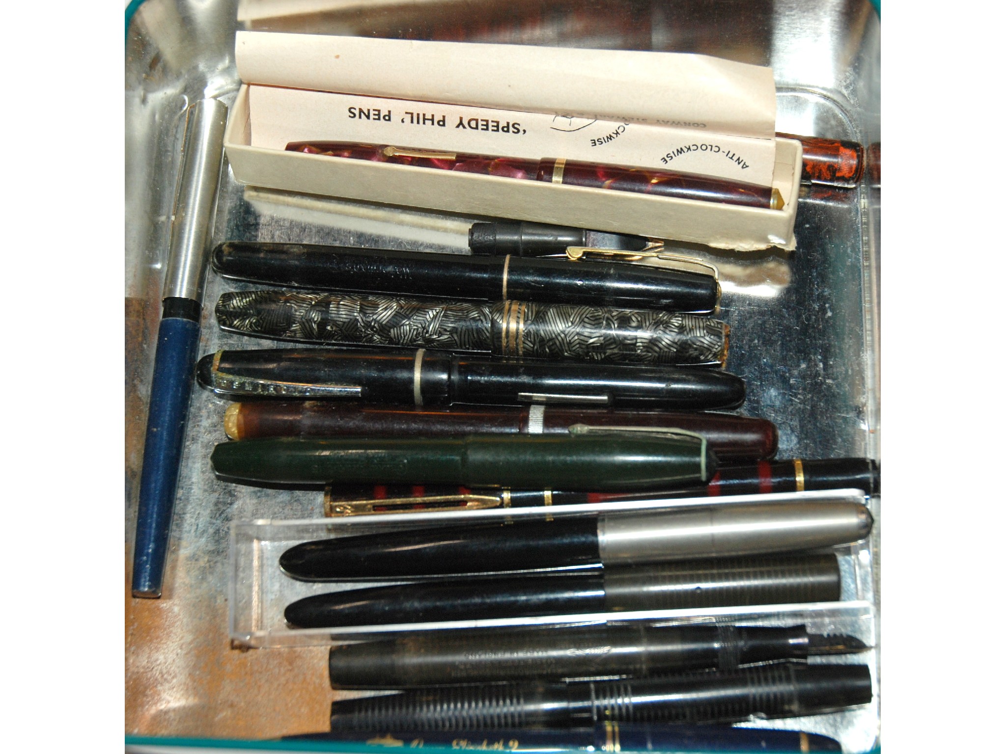 Appraisal: A collection of various pens including Cross and Conway Stewart