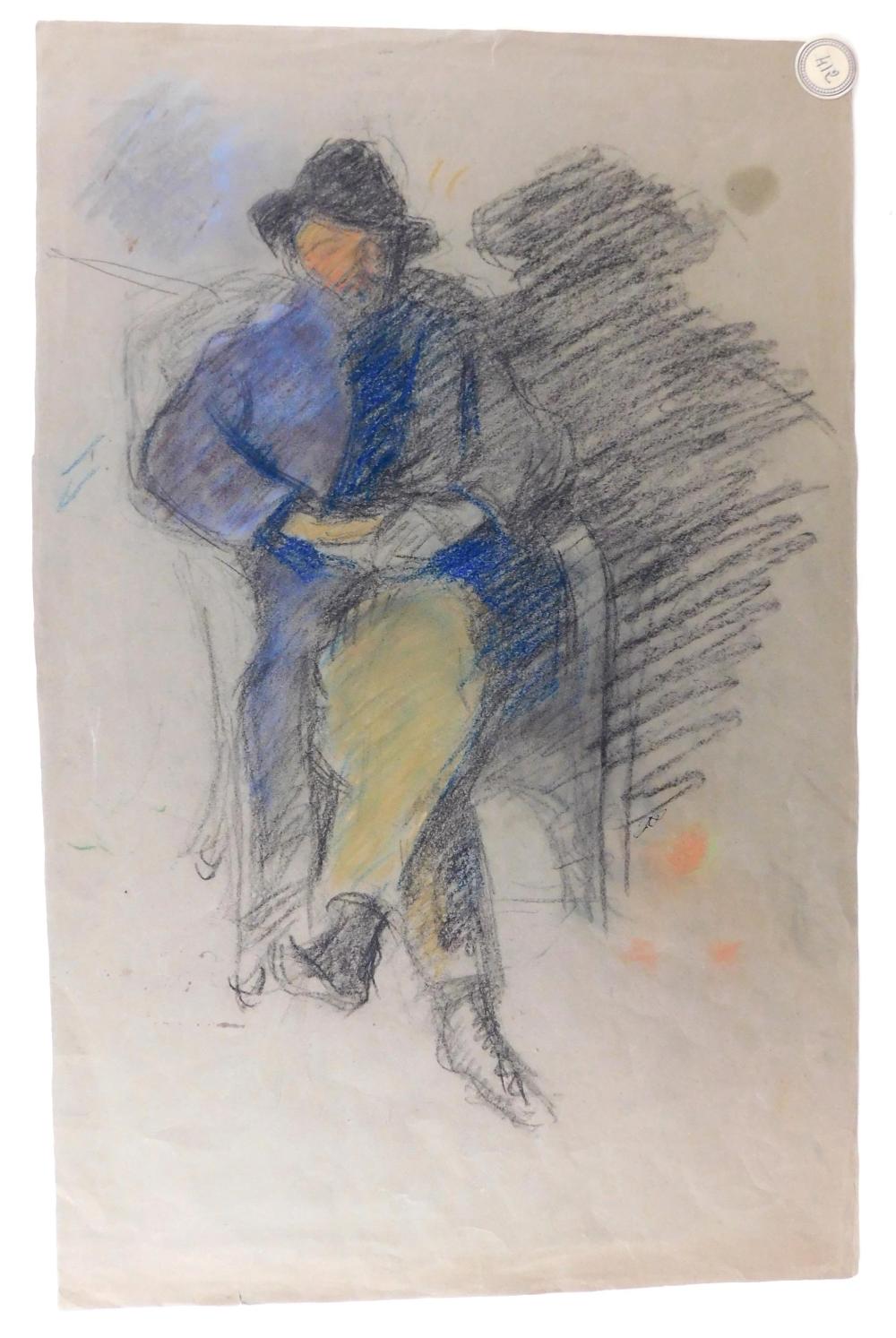 Appraisal: Circle of Walter Sickert British - original sketch drawing in