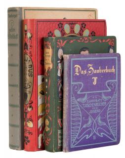 Appraisal: German Four Volumes on Conjuring and Amusements Including Kolumbus Eier