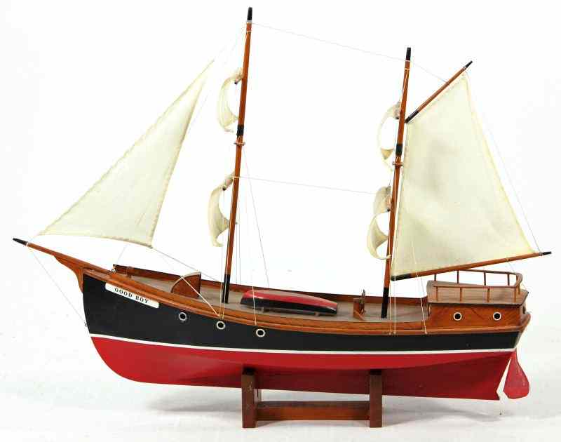 Appraisal: James Allan Rose NC Model Boatnamed ''Good Boy'' signed and