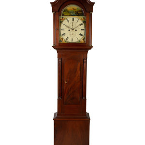 Appraisal: A Scottish George II Style Mahogany Tall Case Clock John